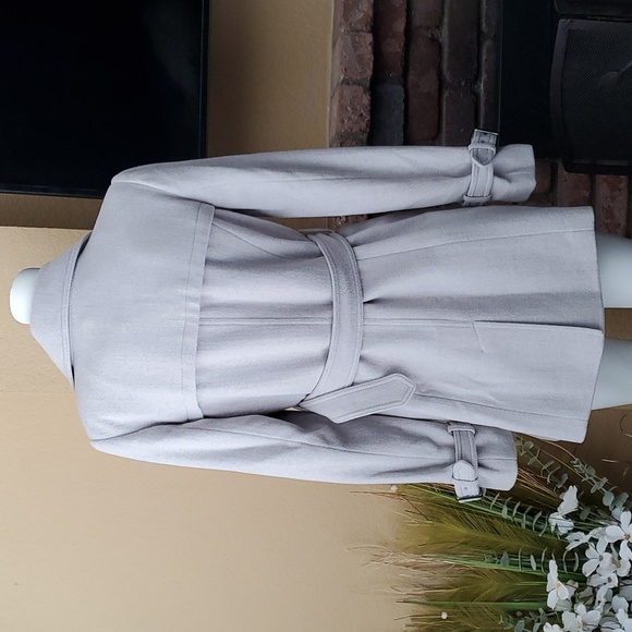 THE LIMITED Double Breasted Belted Wool Blend Pea Coat SIZE: S - Picture 3 of 13